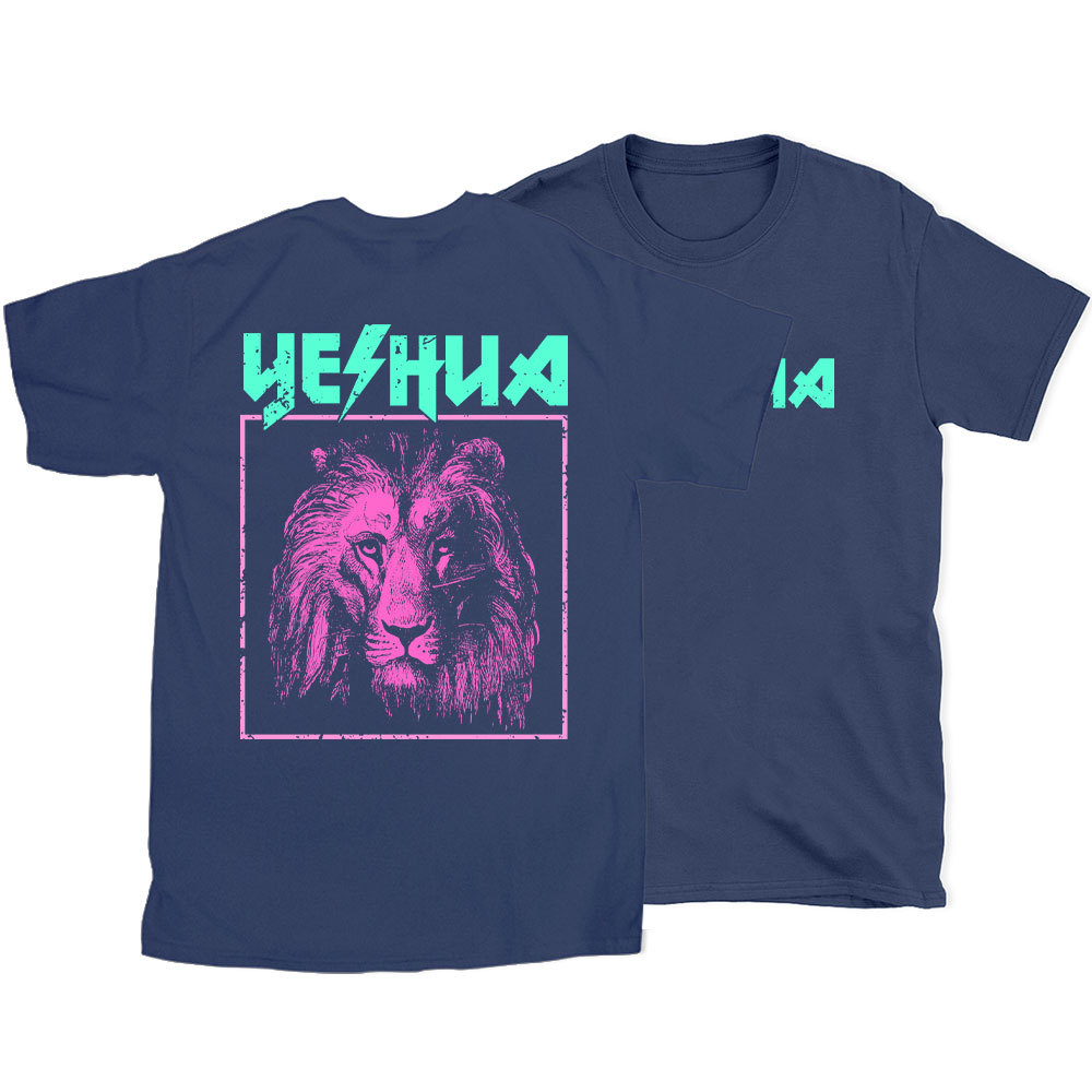 Retro Lion Yeshua Christian T-Shirt