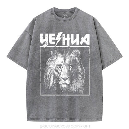 Retro Lion Yeshua Christian T-Shirt