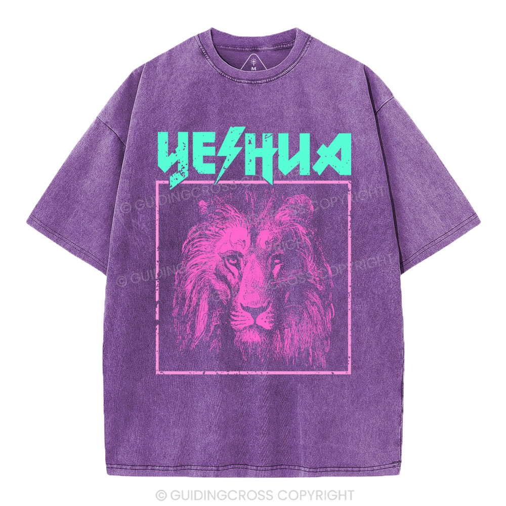 Retro Lion Yeshua Christian T-Shirt