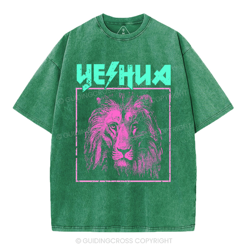 Retro Lion Yeshua Christian T-Shirt
