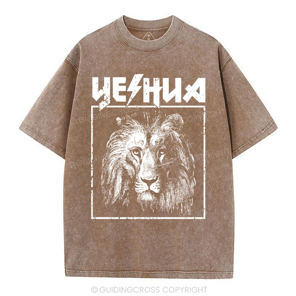 Retro Lion Yeshua Christian T-Shirt