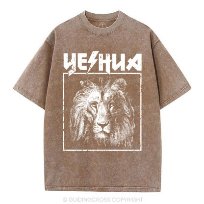 Retro Lion Yeshua Christian T-Shirt