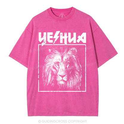 Retro Lion Yeshua Christian T-Shirt