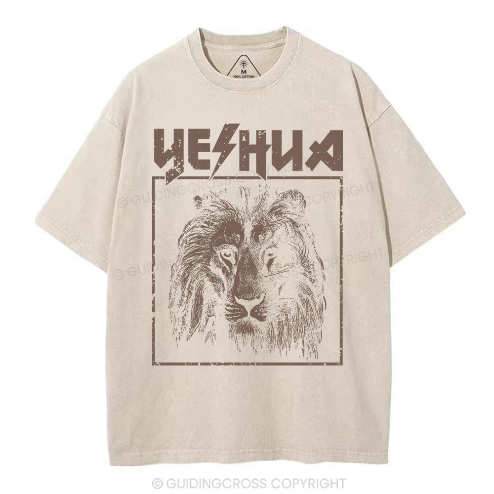 Retro Lion Yeshua Christian T-Shirt