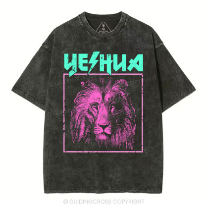 Retro Lion Yeshua Christian T-Shirt