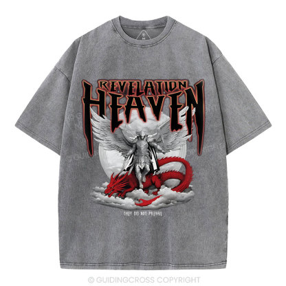 Revelation Heaven Christian Washed T-Shirt