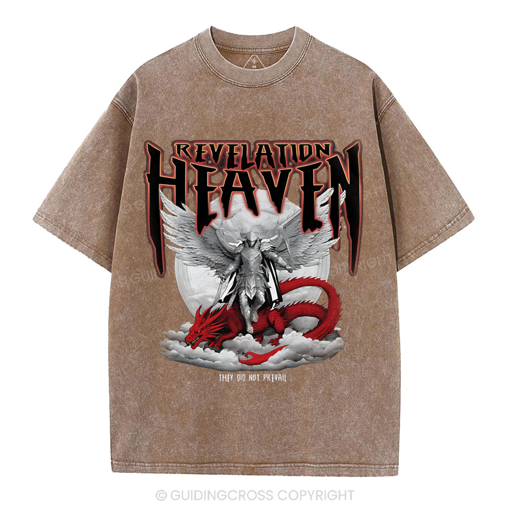 Revelation Heaven Christian Washed T-Shirt