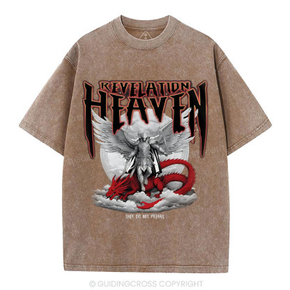 Revelation Heaven Christian Washed T-Shirt