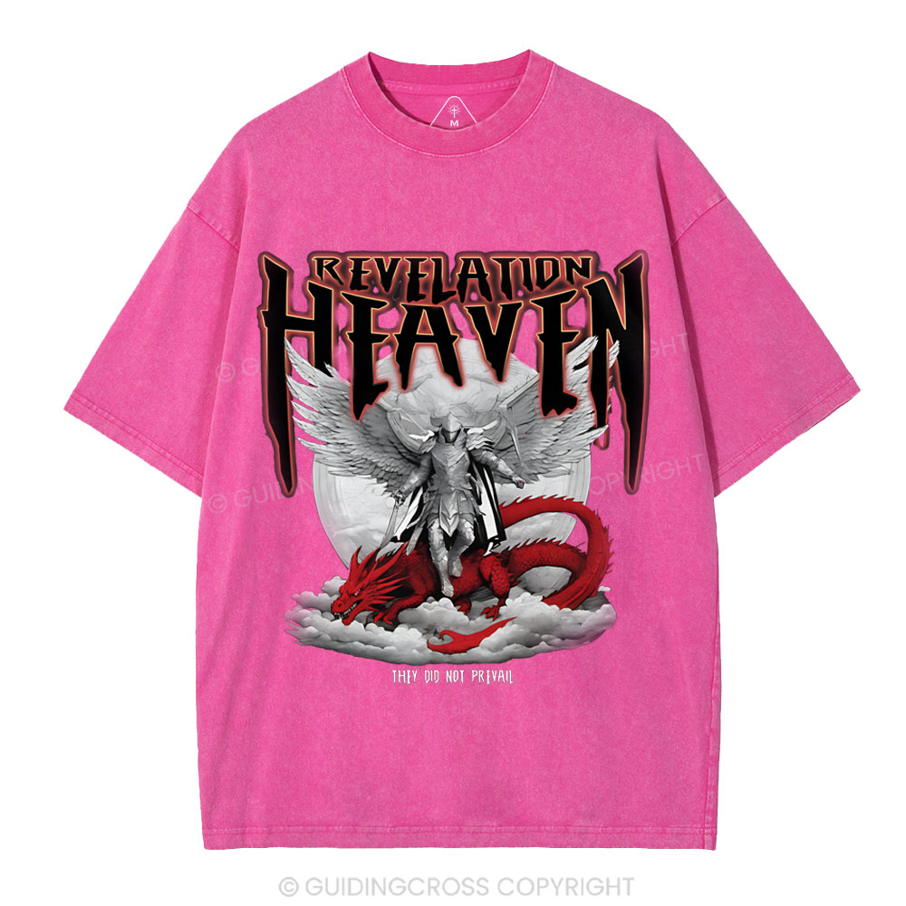 Revelation Heaven Christian Washed T-Shirt