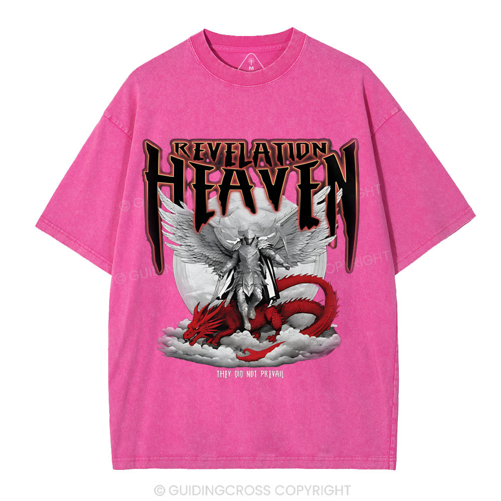 Revelation Heaven Christian Washed T-Shirt