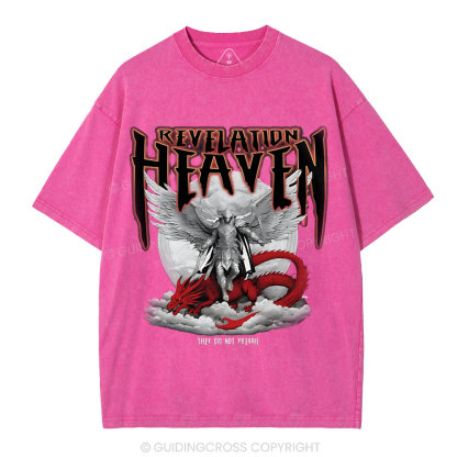 Revelation Heaven Christian Washed T-Shirt