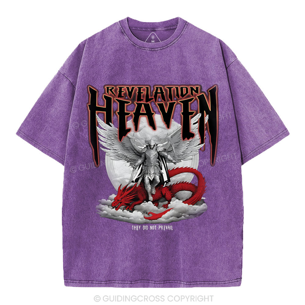 Revelation Heaven Christian Washed T-Shirt