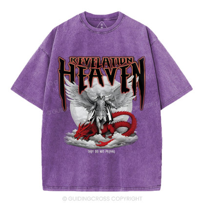 Revelation Heaven Christian Washed T-Shirt