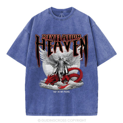 Revelation Heaven Christian Washed T-Shirt