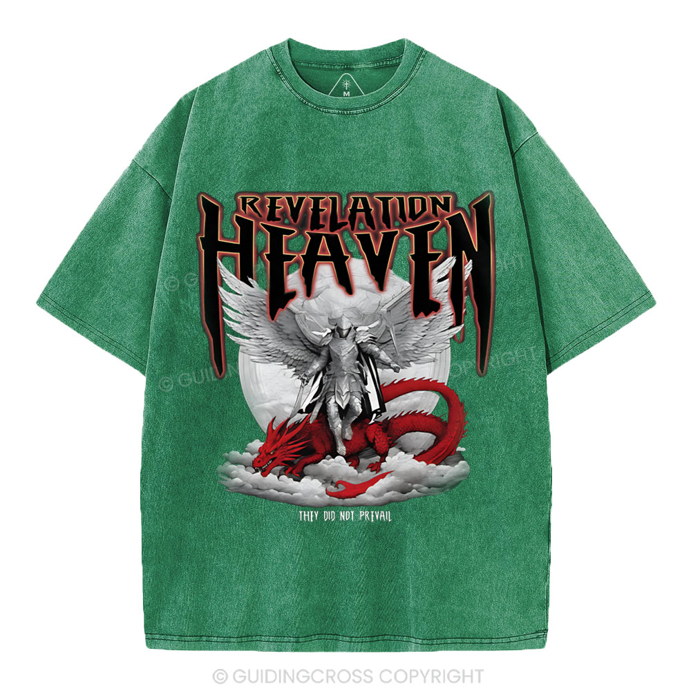 Revelation Heaven Christian Washed T-Shirt