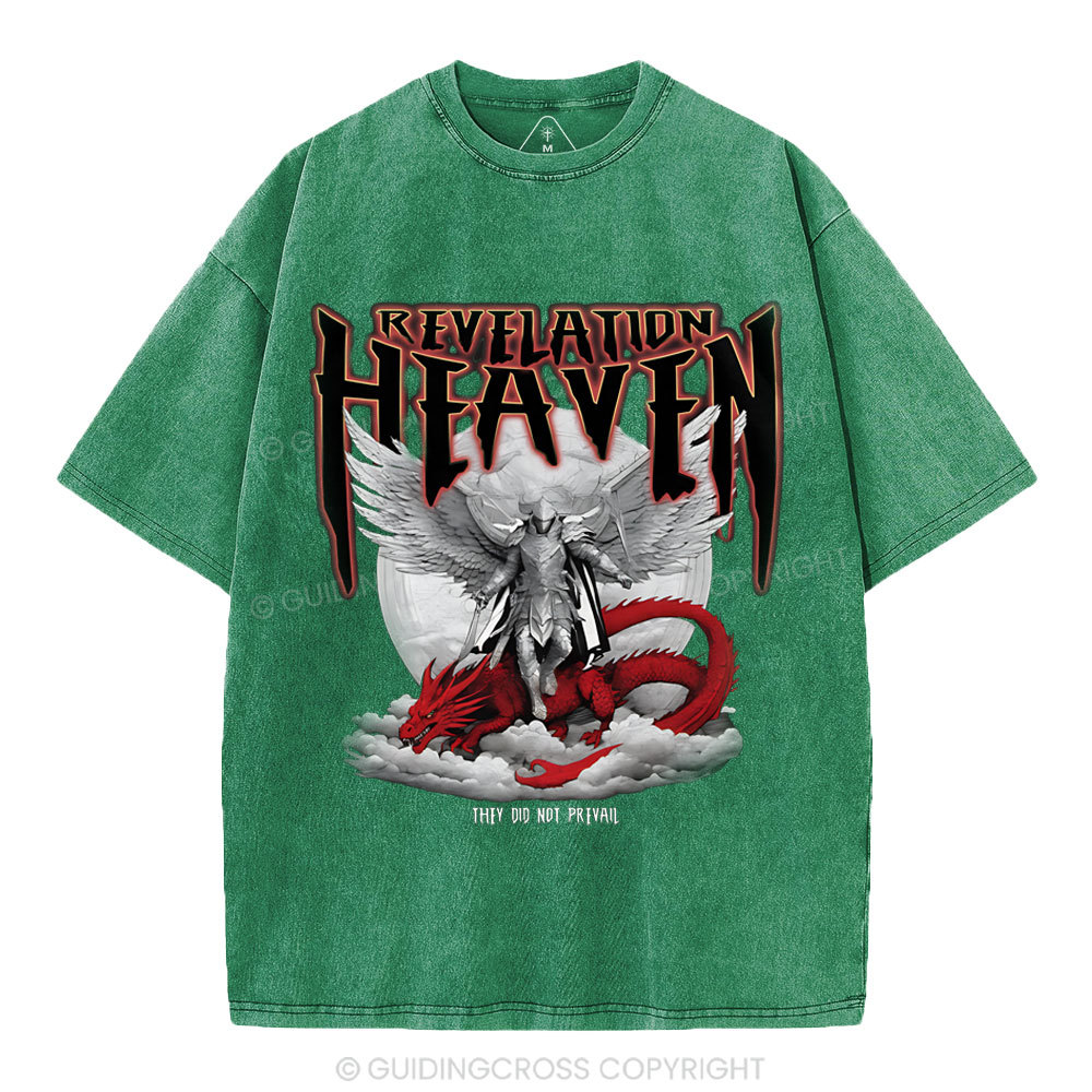 Revelation Heaven Christian Washed T-Shirt