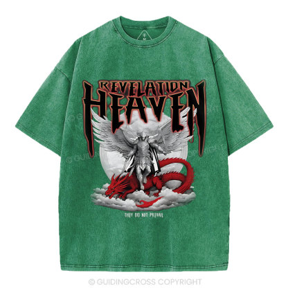Revelation Heaven Christian Washed T-Shirt