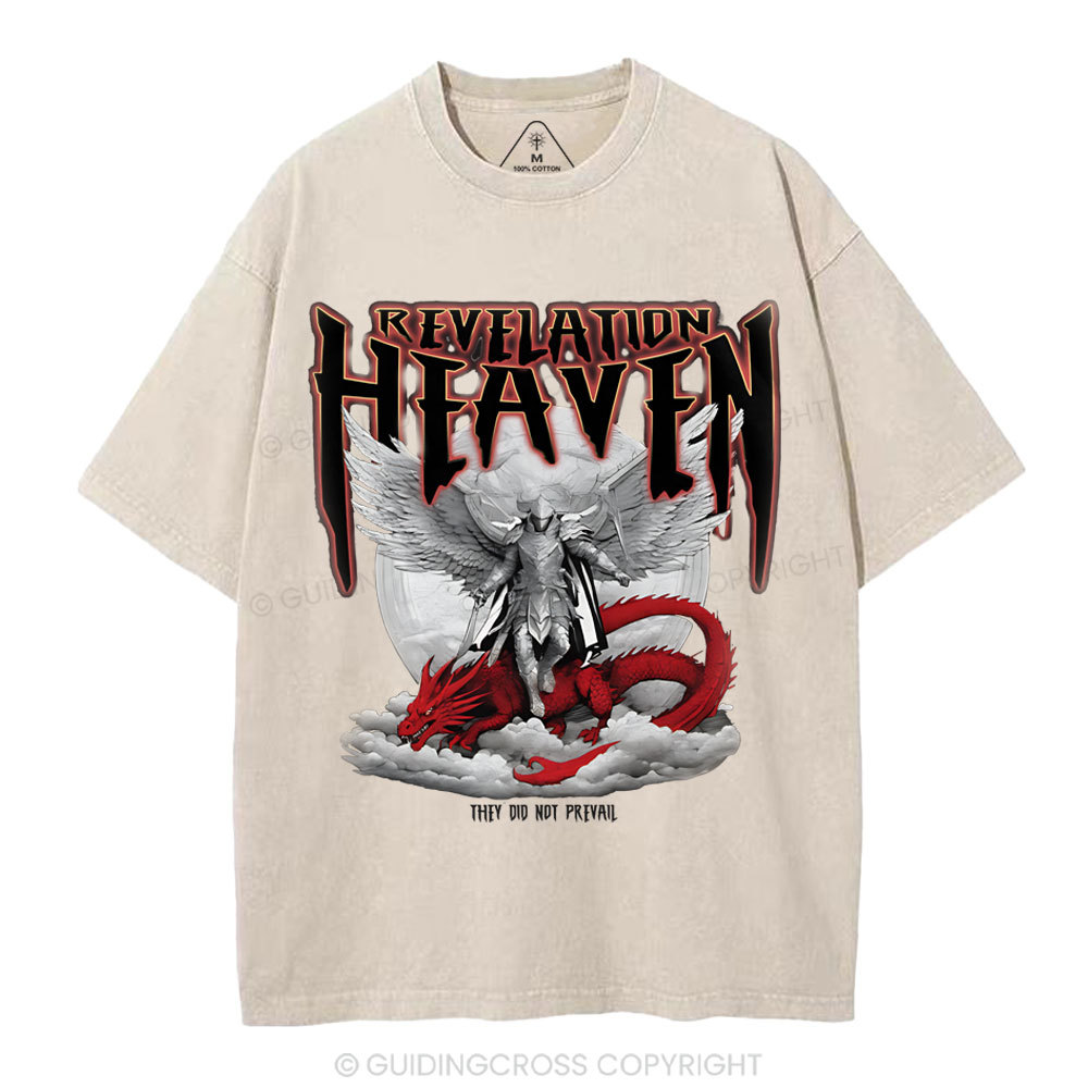 Revelation Heaven Christian Washed T-Shirt