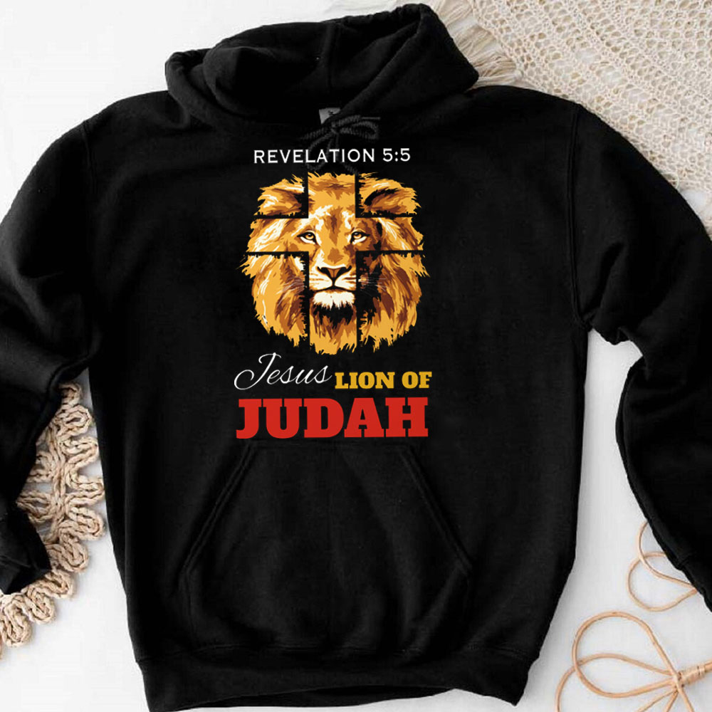 Revelation Jesus Lion Of Judah Christian Hoodie