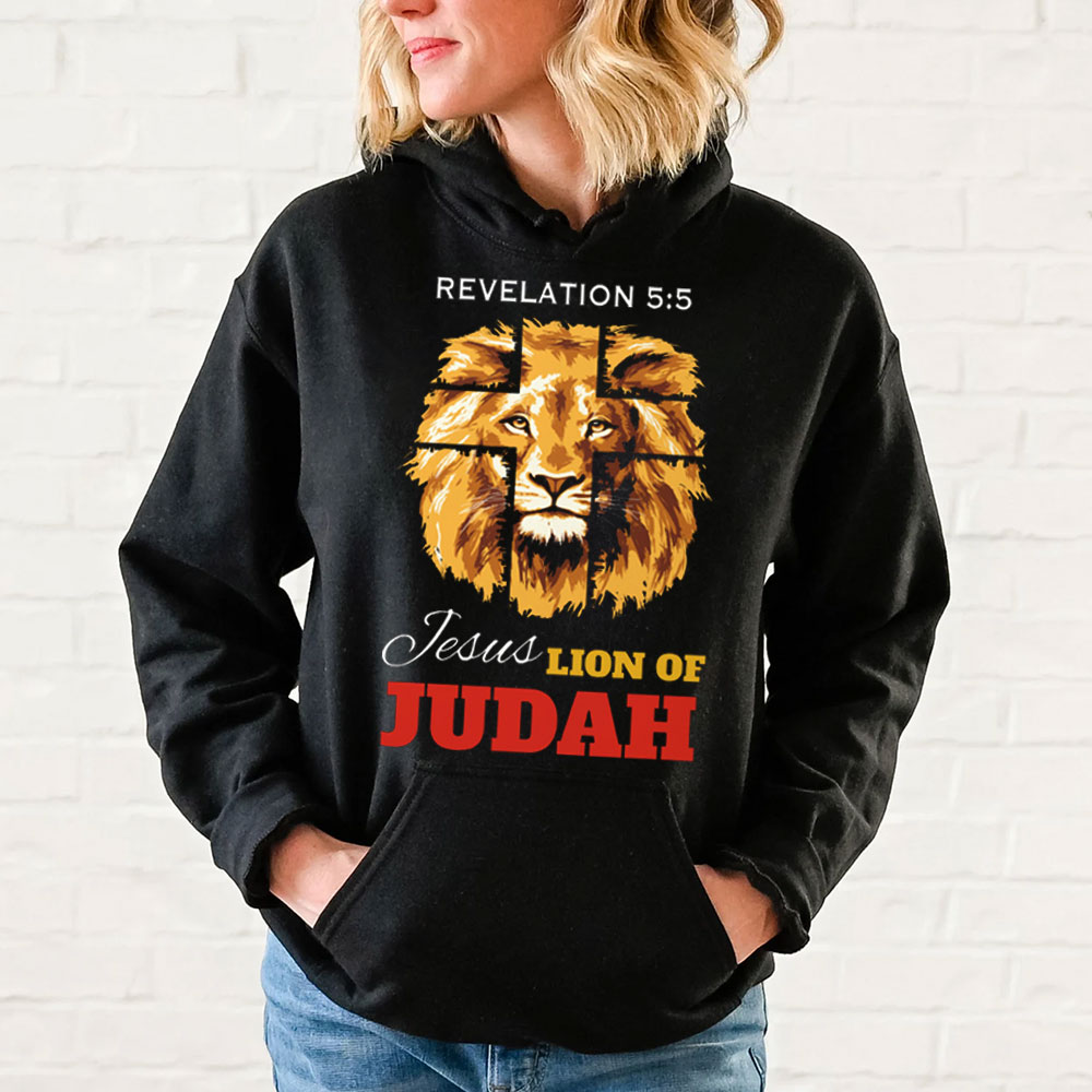 Revelation Jesus Lion Of Judah Christian Hoodie