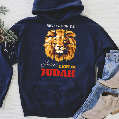 Revelation Jesus Lion Of Judah Christian Hoodie