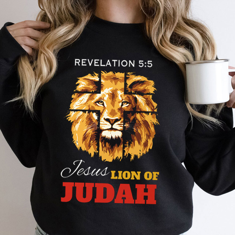Revelation Jesus Lion Of Judah Christian Sweatshirt