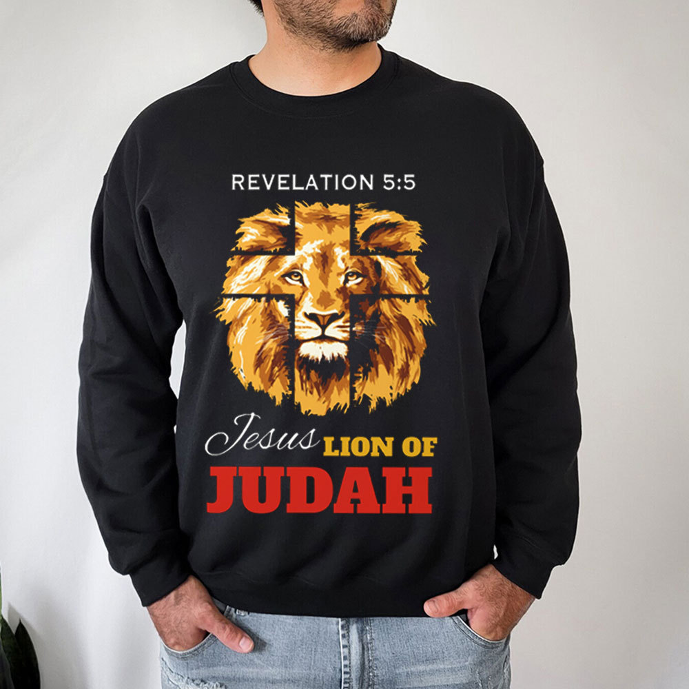 Revelation Jesus Lion Of Judah Christian Sweatshirt
