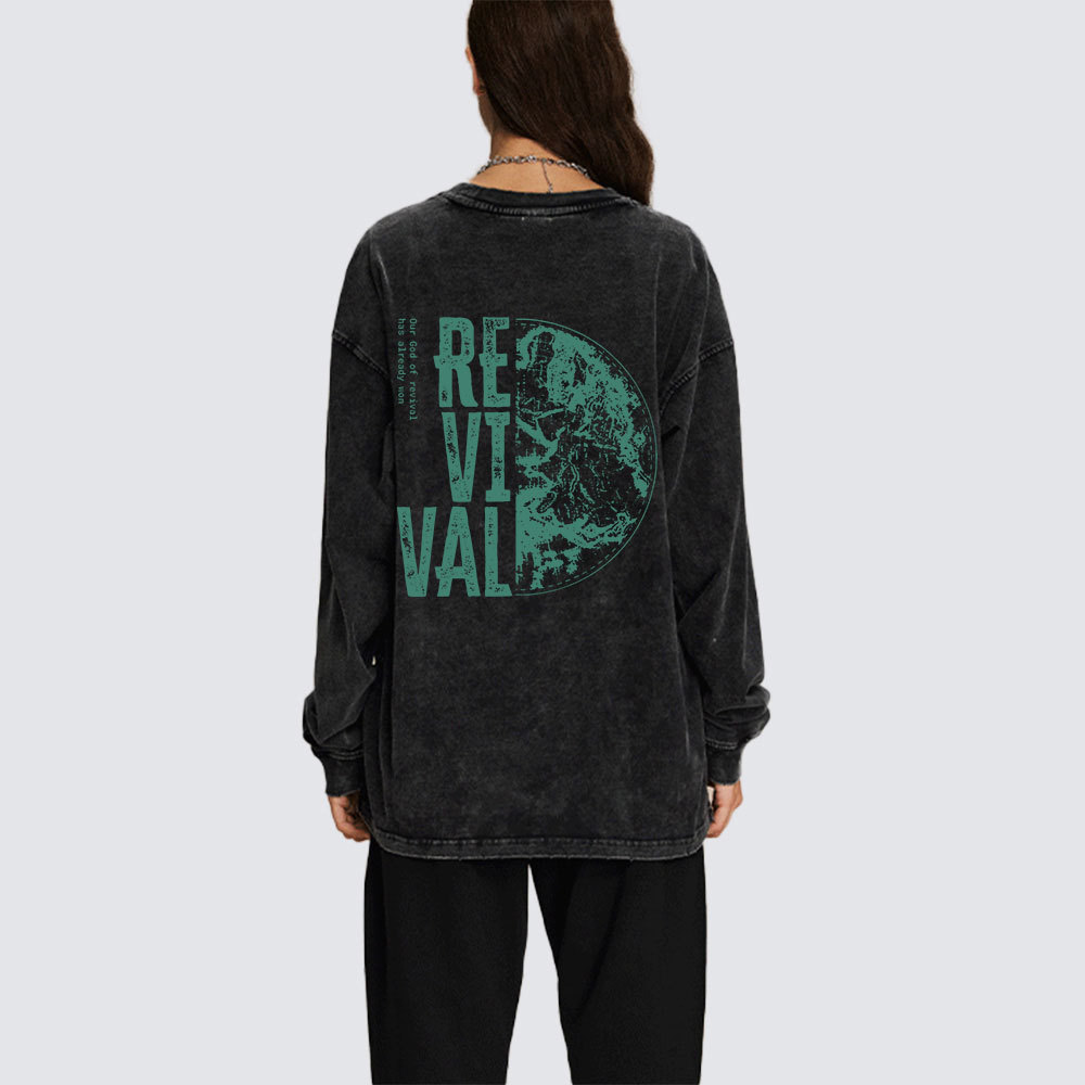 Revial Washed Long Sleeve T-Shirt