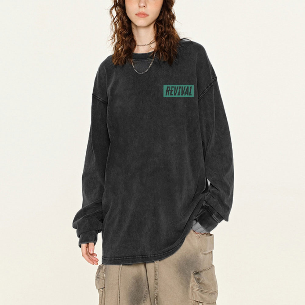 Revial Washed Long Sleeve T-Shirt