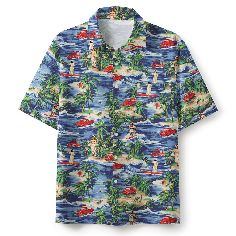 Ride With Jesus Christian Hawaiian Shirt 