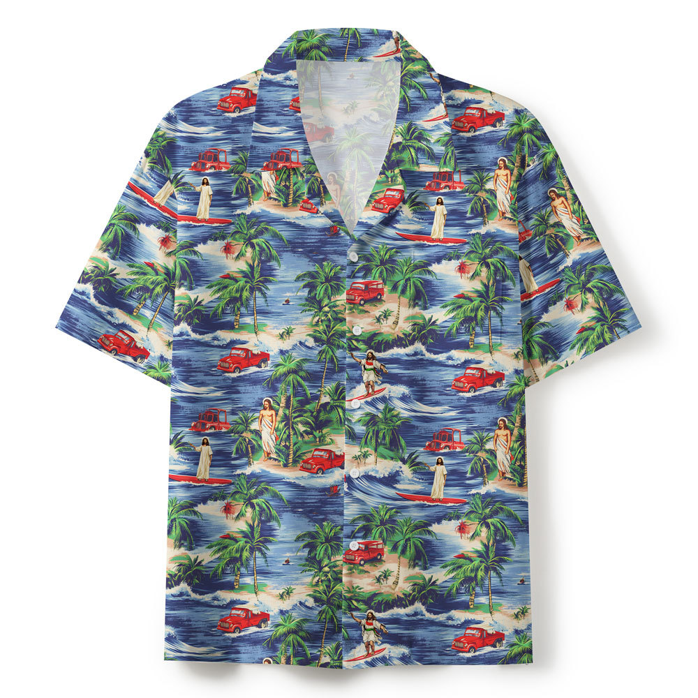 Ride With Jesus Christian Hawaiian Shirt 