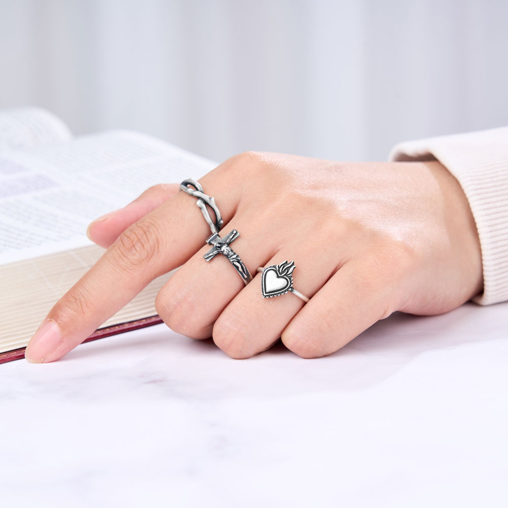 Ring Of Thorns Christian 925 Sterling Silver Ring