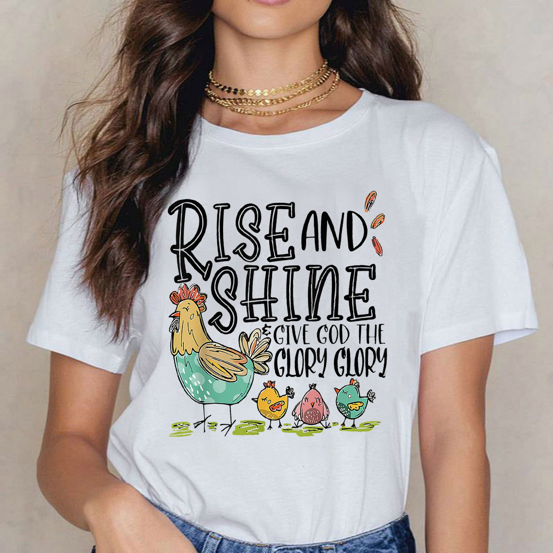 Rise And Shining Christian T-Shirt