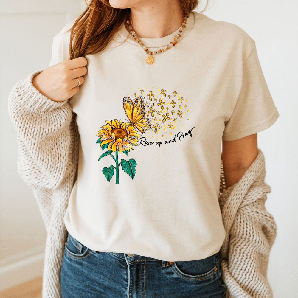 Rise Up And Prey Christian T-Shirt