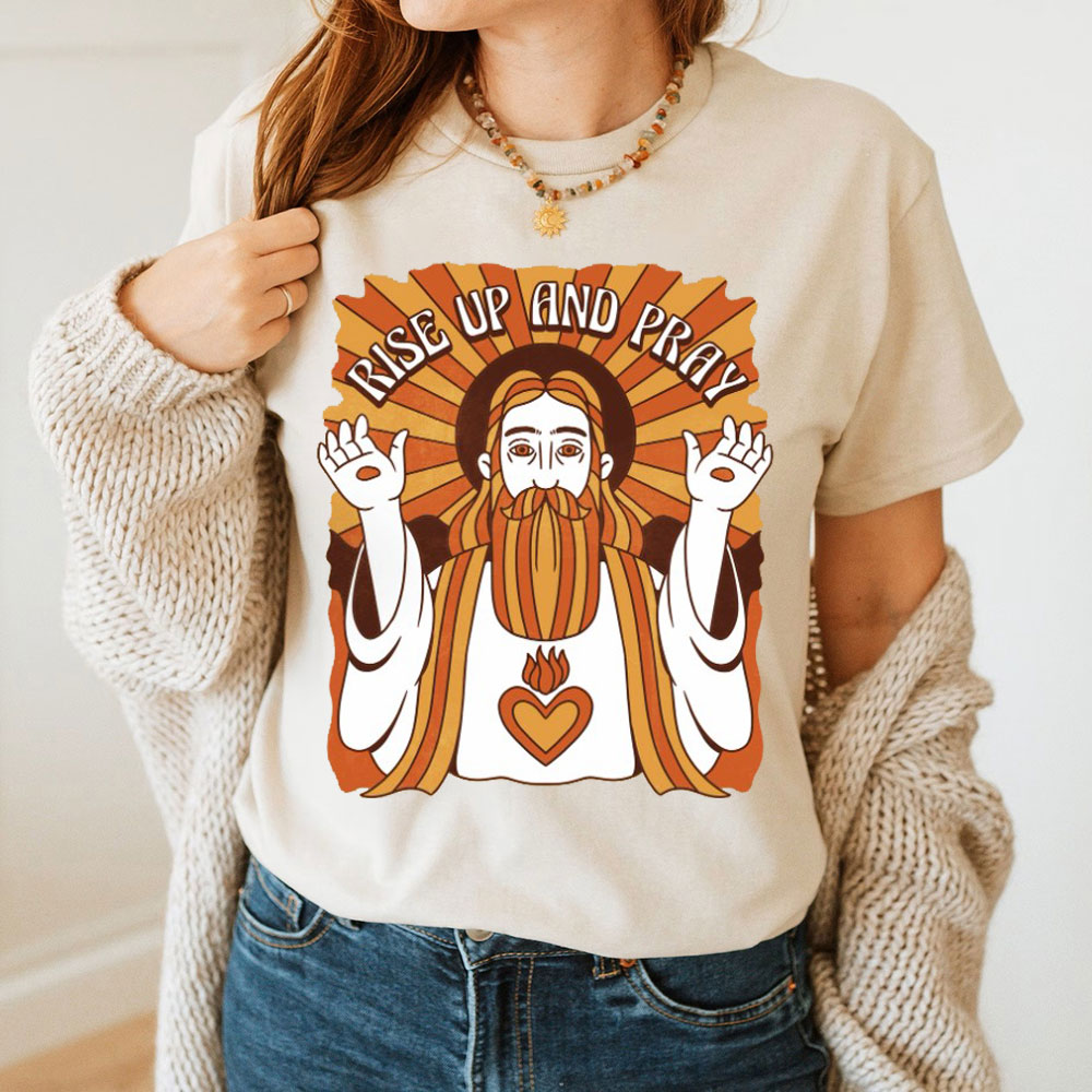 Rise Up And Prey Christian T-Shirt