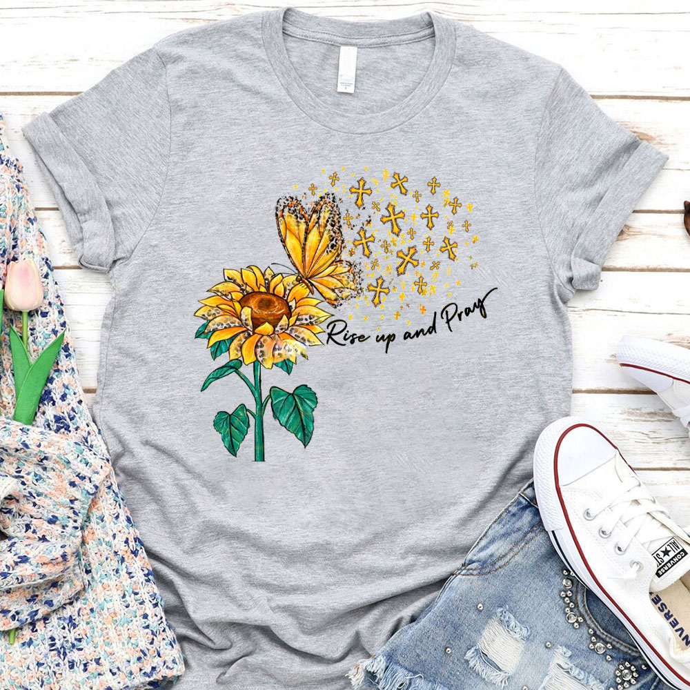 Rise Up And Prey Christian T-Shirt