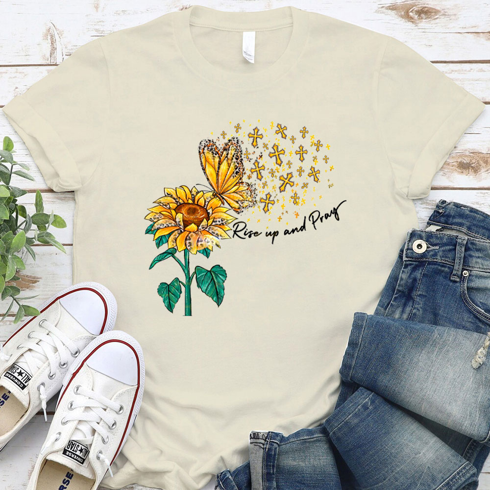 Rise Up And Prey Christian T-Shirt