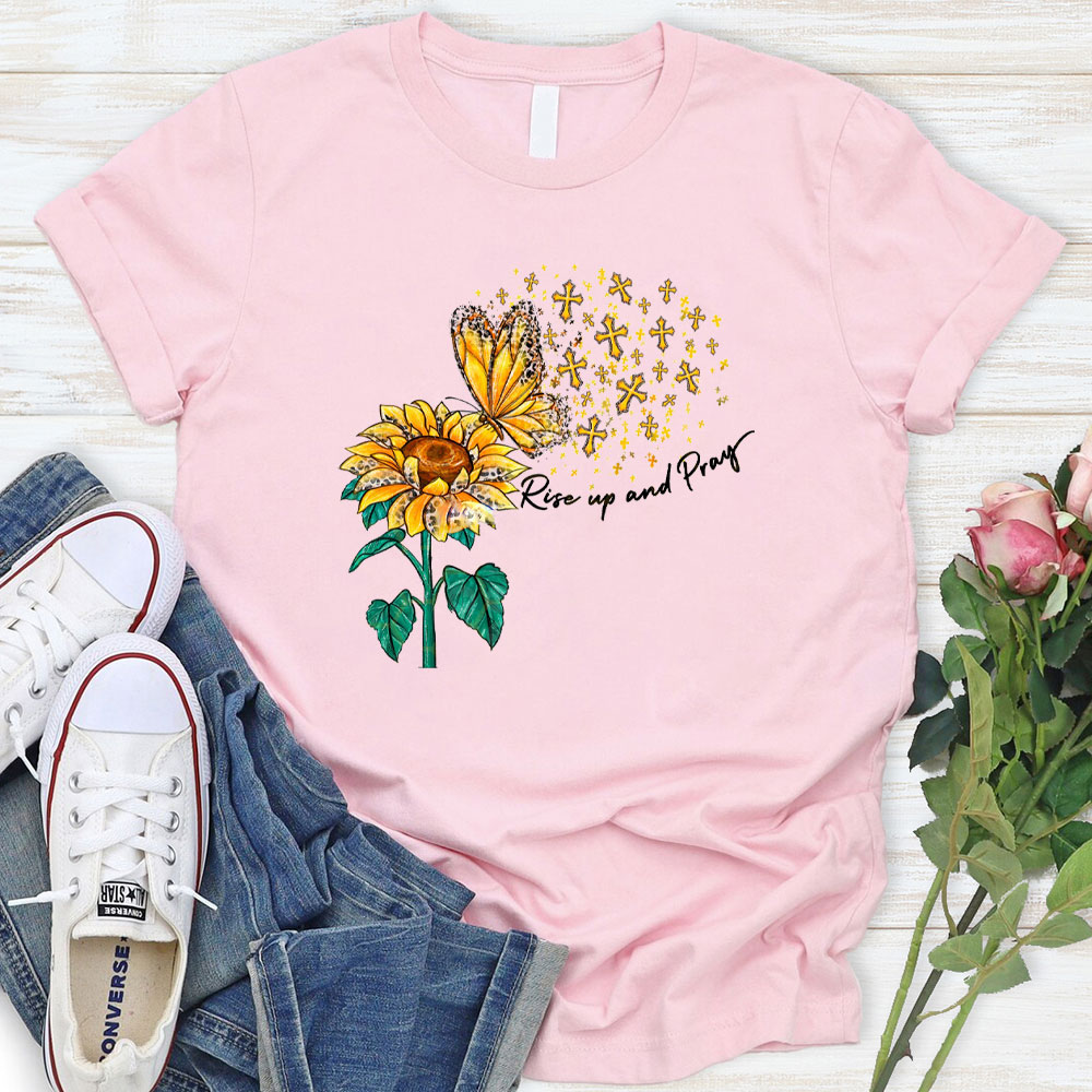 Rise Up And Prey Christian T-Shirt