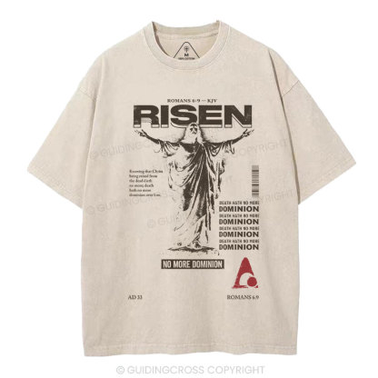 Risen Christian Washed T-Shirt
