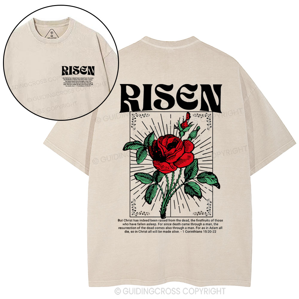 Risen Christian Washed T-Shirt