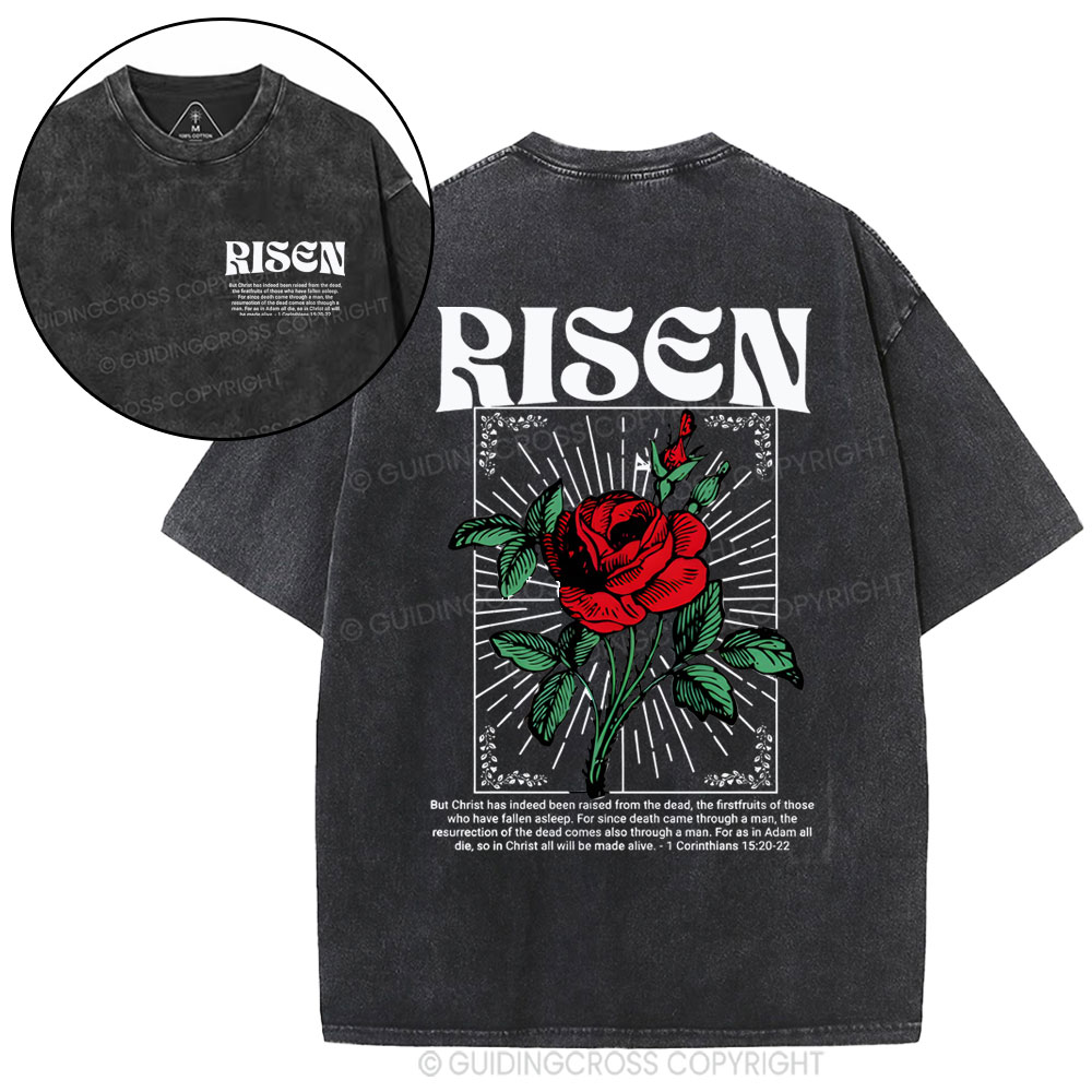 Risen Christian Washed T-Shirt