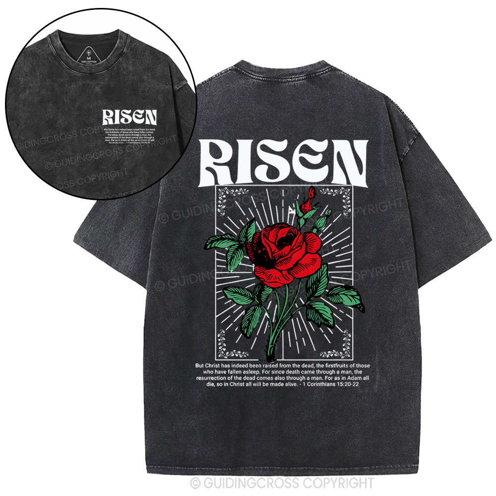 Risen Christian Washed T-Shirt