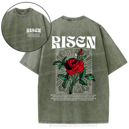 Risen Christian Washed T-Shirt