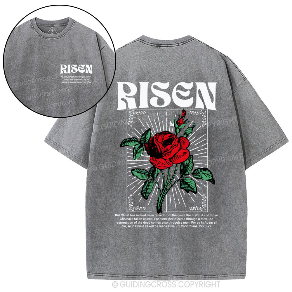 Risen Christian Washed T-Shirt