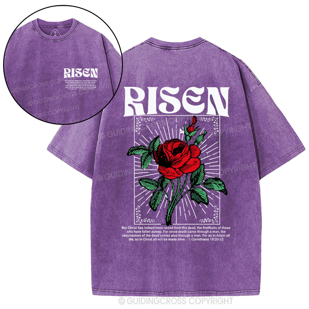Risen Christian Washed T-Shirt