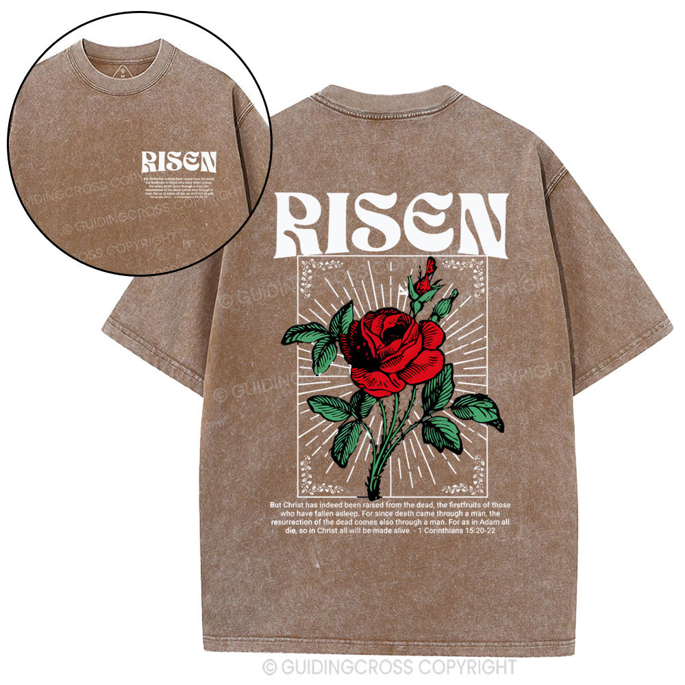 Risen Christian Washed T-Shirt