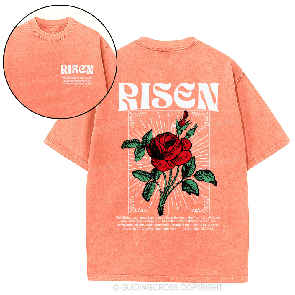 Risen Christian Washed T-Shirt