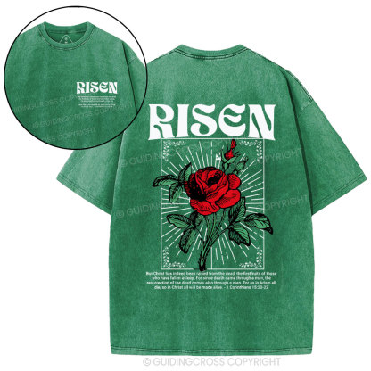 Risen Christian Washed T-Shirt