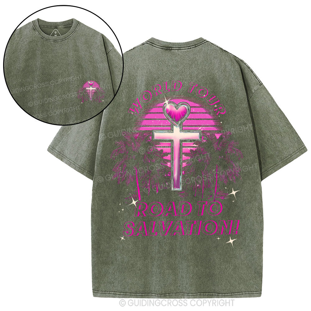 New-Sample Christian Washed T-Shirt Sale - GuidingCross