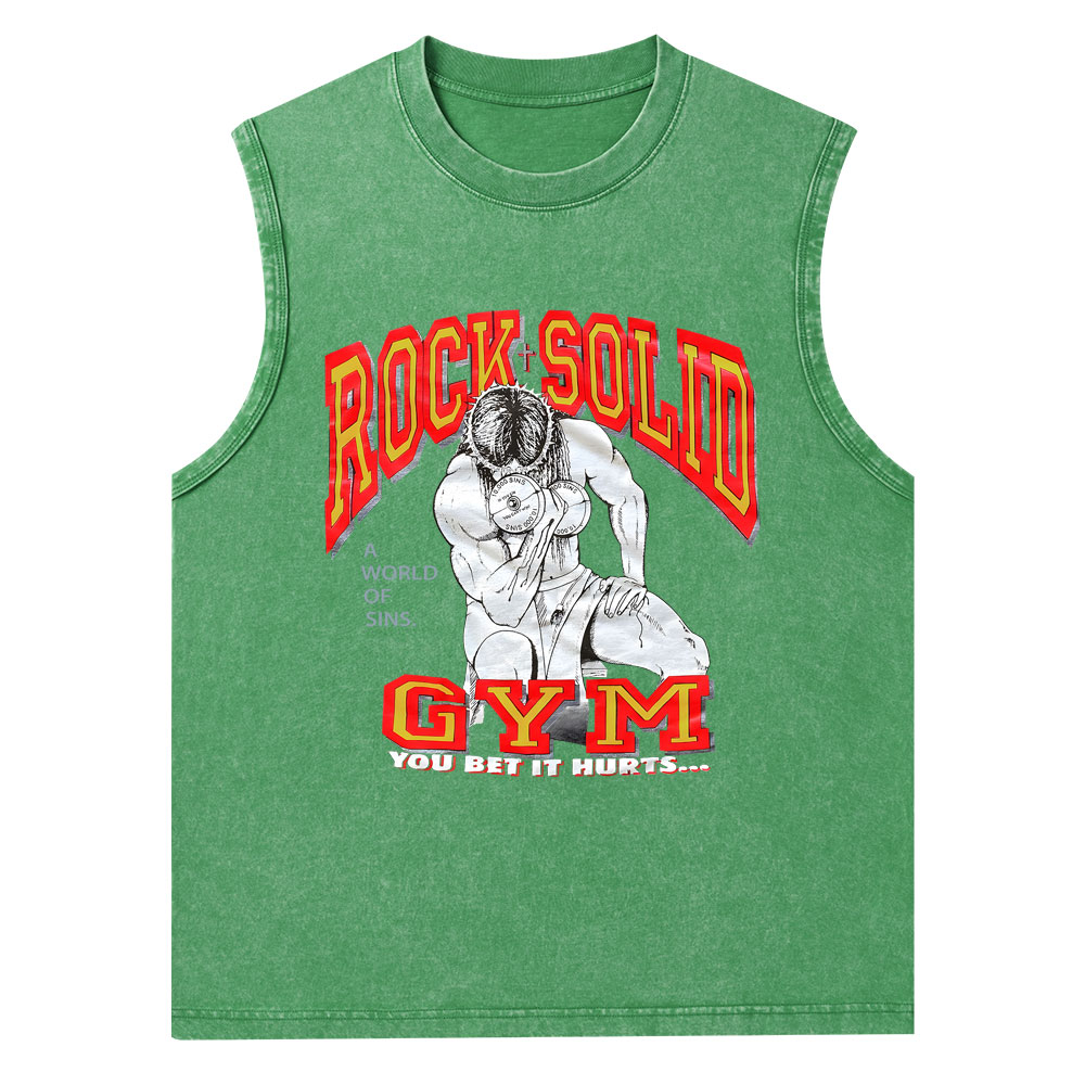 Rock Solid Christian Washed Tank Top